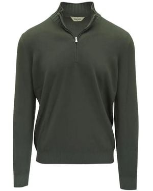 Gran Sasso Half-Zip Jumper - Green