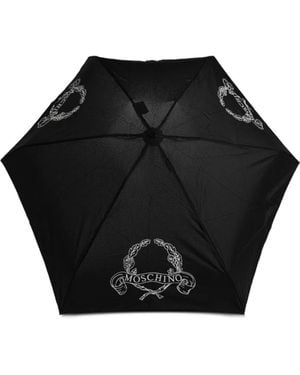 Moschino Ombrello Con Stampa - Nero