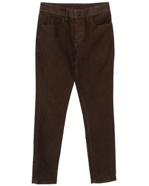 James Perse Moleskin Five-Pocket Trousers - Brown