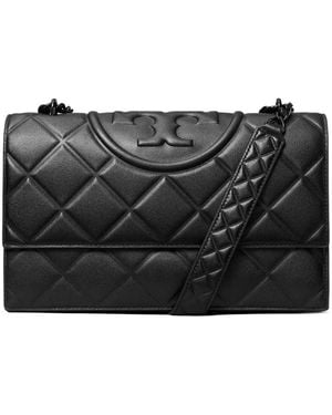 Tory Burch Borsa A Spalla Fleming Piccola - Nero