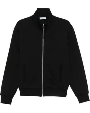 Givenchy Herringbone Zip-Up Sweatshirt - Black