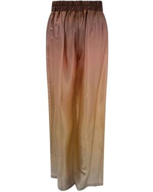 SLEEP NO MORE Ombré-Effect Trousers - Brown