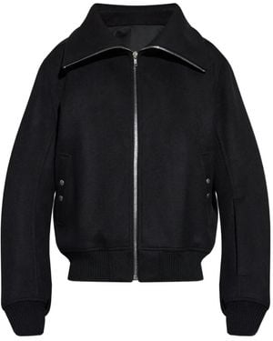 Rick Owens ハイネック ジャケット - ブラック