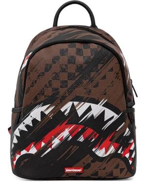 Sprayground Sac À Dos À Imprimé Requin Smeared - Black