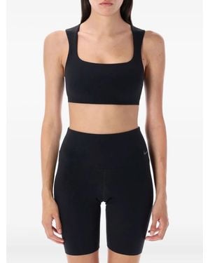 Nike Reggiseno Sportivo Zenvy Con Scollo Quadrato - Nero