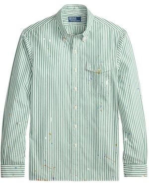 Polo Ralph Lauren T-Shirt Rayé - Vert