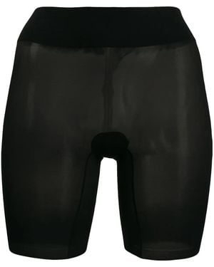 Wolford Sheer Seamless Shorts - Black