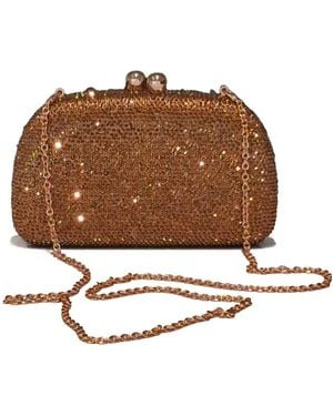 Serpui Bandolera Mia Con Detalles De Cristal - Marrón