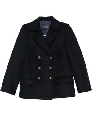 Dondup Double-breasted Coat - ブルー