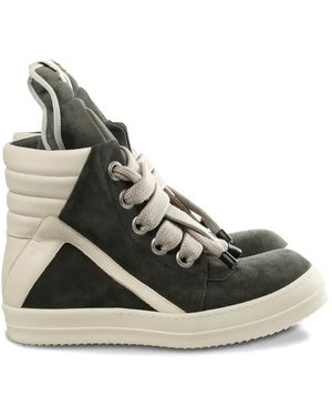 Rick Owens Jumbolace Geobasket Sneakers - Vert