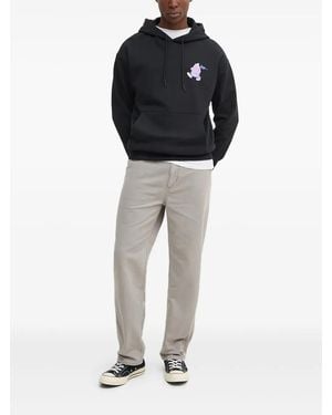 HUGO Graphic-Print Hoodie - Black