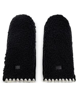 UGG Guantes festoneados - Negro