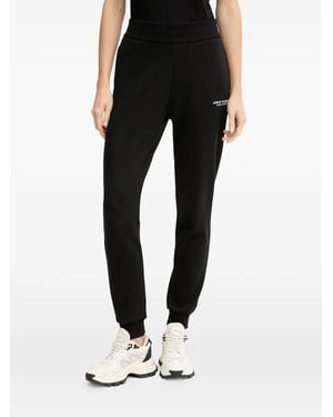 ARMANI EXCHANGE Pantalon À Détail De Logo - Black