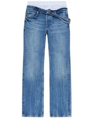 Alexander Wang Vaqueros Con Diseño A Capas - Azul