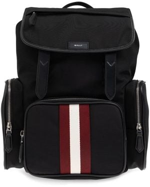 BALLY レザーバックパック ブラック Bally Code レザーバックパック | ブラック | FARFETCH JP