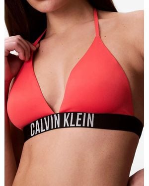 Calvin Klein Halter Triangle - Red