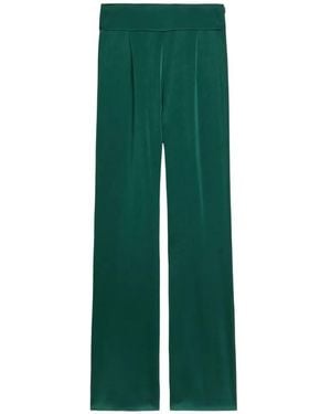 Galvan London Pleated Trousers - Green