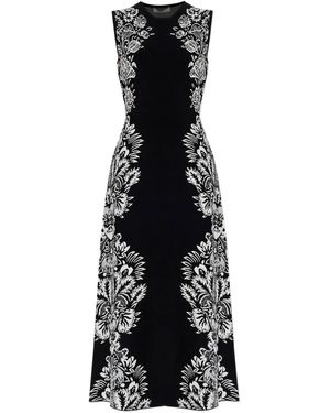 Ulla Johnson Liana Floral-Pattern Sleeveless Maxi Dress - Black