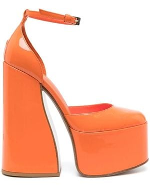 Le Silla Escarpins Nikki À Plateforme - Orange