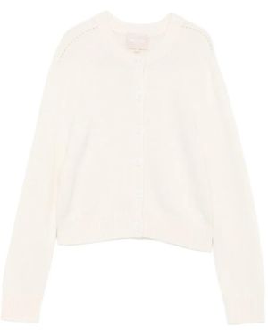 Kujten Cashmere Cardigan - White