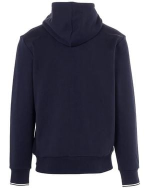 Fred Perry Hooded Zip Knitwear - Blue