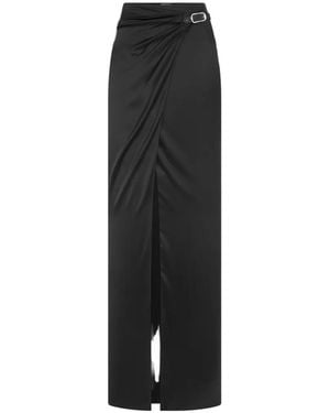Tom Ford Maxi Wrap Skirt With Belt Detail - Black
