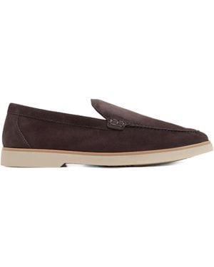 Magnanni Beignet Suede Loafers - Brown