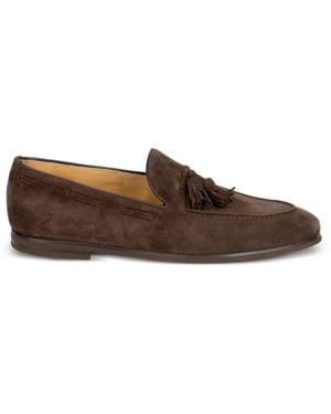 Neil Barrett Tassel-Detail Suede Loafers - Brown