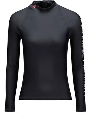 Perfect Moment Tempet Rash Guard Top - Black