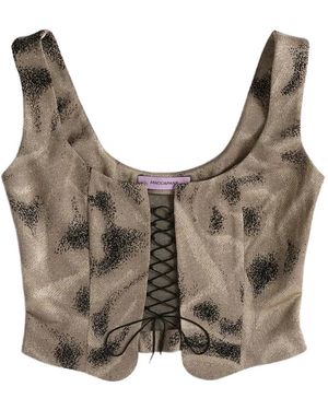 MACCAPANI Corsé Comfy Con Lazo - Gris