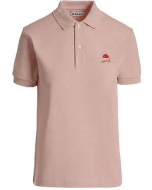 Bally Cotton Polo Shirt - Pink