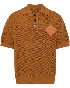 MCM Polo Con Applicazione - Marrone