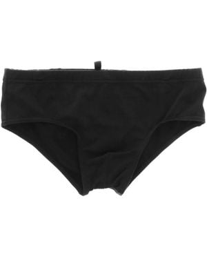 DSquared² Icon Swim Briefs - Black