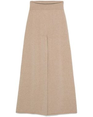 Vanisé Pantaloni A Gamba Ampia - Neutro