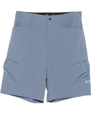 Oakley Bermudas Náuticas Con Logo Estampado - Azul