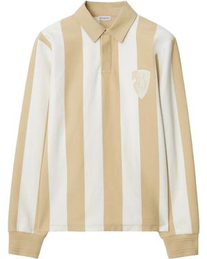 Burberry Gestreiftes Poloshirt - Natur