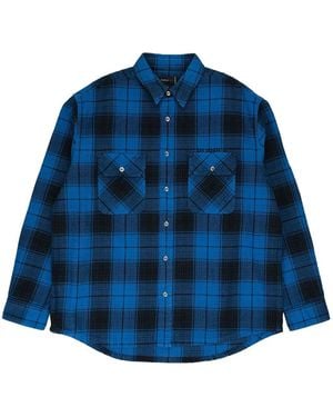 Purple Brand Plaid Shirt - Blue