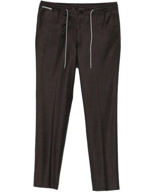 Corneliani Drawstring-Waistband Pants - Black