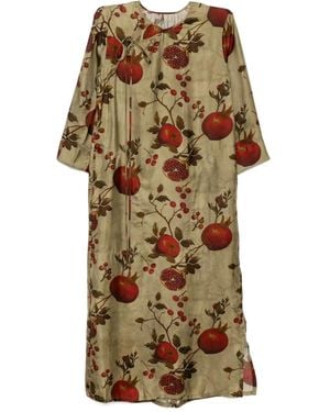 Uma Wang Printed Dress - Green