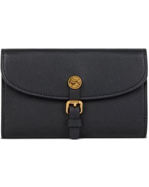 Etro Pony Leather Wallet - Black