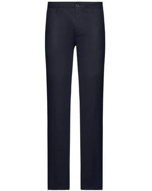 Incotex Straight-Leg Trousers - Blue
