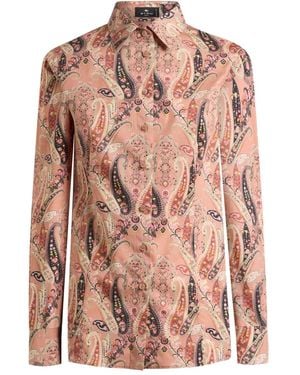 Etro Paisley-Print Shirt - Pink