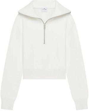 Courreges Trucker Sweater - White