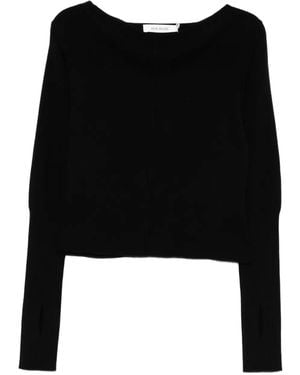AYA MUSE Long-Sleeves Sweater - Black