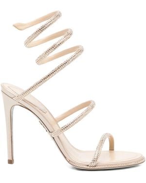 Rene Caovilla Cleo Sandalen 105Mm - Weiß