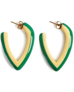 La DoubleJ Orecchini Dew Mini - Verde