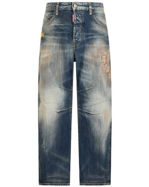 DSquared² Dark Sandy Burnt Kawaii Jeans - Blue