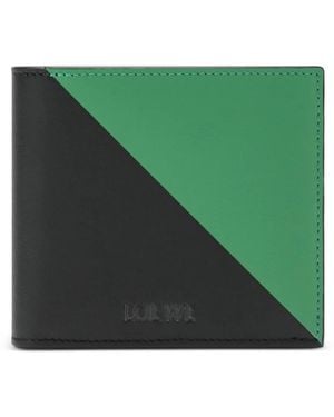 Loewe Flag Bifold Coin Wallet - Green