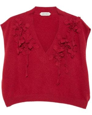 Alberta Ferretti Maglione A Collo Alto - Rosso