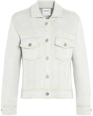 Barrie Ribbed Jacket - White
